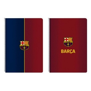 Quaderno con Anelli F.C. Barcelona A4 Rosso Granato Blu Marino