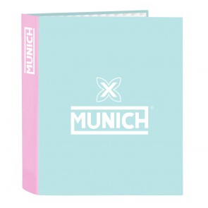 Raccoglitore ad anelli Munich Skylight Blu cielo A4 (40 mm)