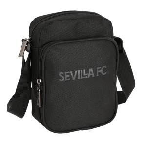 Borsa a Tracolla Sevilla Fútbol Club Teen 16 x 22 x 6 cm Nero
