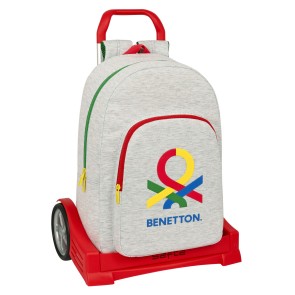 Trolley per la Scuola Benetton Pop Grigio (30 x 46 x 14 cm)