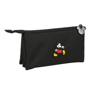Portaoggetti Triplo Mickey Mouse Clubhouse Premium Nero (22 x 12 x 3 cm)