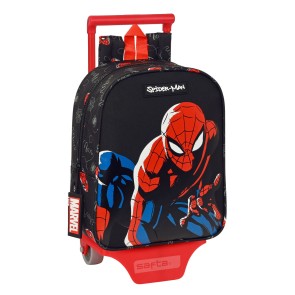 Trolley per la Scuola Spider-Man Hero Nero 22 x 27 x 10 cm
