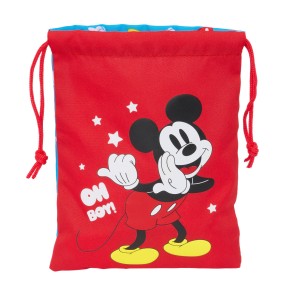 Portamerenda Mickey Mouse Clubhouse Fantastic 20 x 25 x 1 cm Sacco Azzurro Rosso