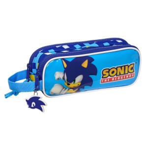Portaoggetti Doppio Sonic Speed Azzurro 21 x 8 x 6 cm
