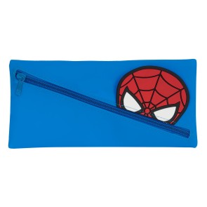 Astuccio Scuola Spider-Man Blu Marino 22 x 11 x 1 cm