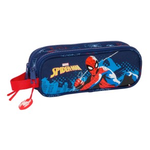 Portaoggetti Doppio Spider-Man Neon Blu Marino 21 x 8 x 6 cm