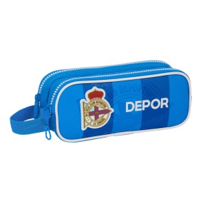 Portaoggetti Doppio R. C. Deportivo de La Coruña Azzurro 21 x 8 x 6 cm