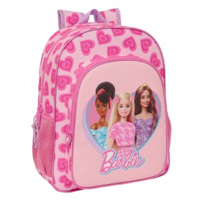 Zaino Scuola Barbie Love Rosa 32 X 38 X 12 cm