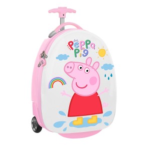Trolley Peppa Pig peppa pig Per bambini Rosa Menta 16'' 28 x 43 x 23 cm