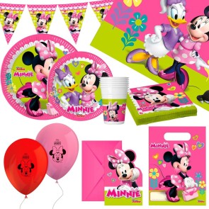 Set Articoli per feste Minnie Mouse 66 Pezzi