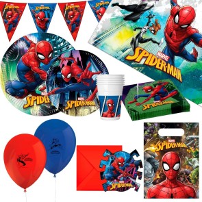Set Articoli per feste Spider-Man 66 Pezzi