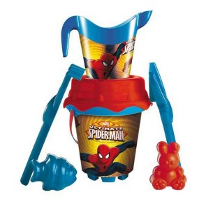 Secchiello da Mare Unice Toys Spiderman Multicolore (18 cm)