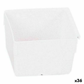Scatola Multiuso Componibile Bianco 8 x 8 x 5,3 cm (36 Unità)