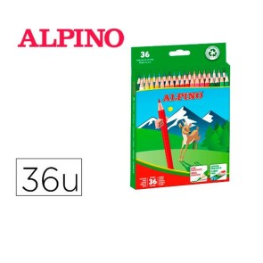 Matite colorate Alpino AL010600 Multicolore 36 Pezzi