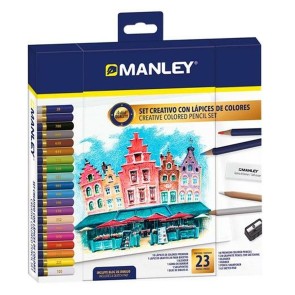 Set da Disegno Manley 23 Pezzi Multicolore