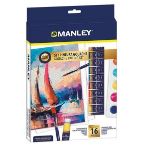 Set di pittura a guazzo Manley 16 Pezzi Multicolore