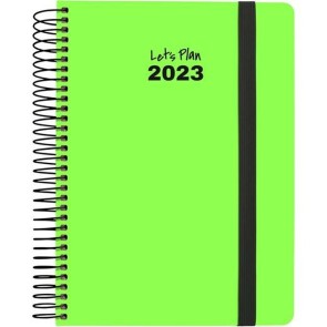 Agenda Grafoplas NEON 2023 Verde (15 x 21 cm)
