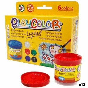 Tempere Playcolor Multicolore 40 ml (12 Unità)