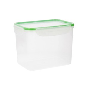 Porta pranzo Ermetico Quid Greenery Trasparente Plastica (3,7 L) (Pack 4x)