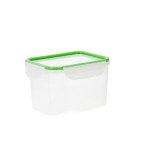 Porta pranzo Ermetico Quid Greenery 1,8 L Trasparente Plastica (Pack 4x)