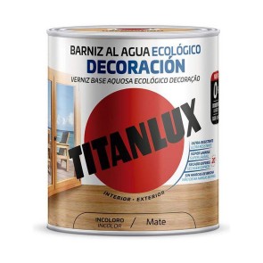 Vernice all'acqua Titanlux m22100014 Ecologico 250 ml Incolore Mat