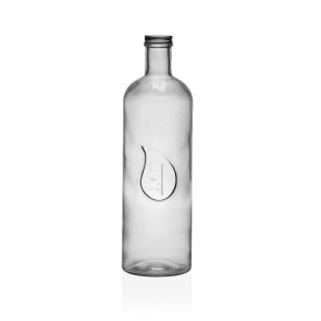 Bottiglia Versa 1,6 L Goccia Vetro Alluminio 9,8 x 32,5 x 9,8 cm