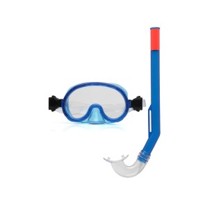 Occhialini da Snorkeling e Boccaglio per Bambini Azzurro