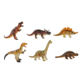 Dinosauro DKD Home Decor Morbido Per bambini 6 Pezzi 29 x 15 x 21 cm