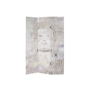 Paravento DKD Home Decor Buda Tela Pino (120 x 2 x 180 cm)