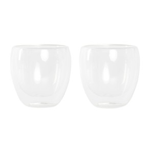 Set di Bicchieri DKD Home Decor 250 ml 8,3 x 8,3 x 8,9 cm
