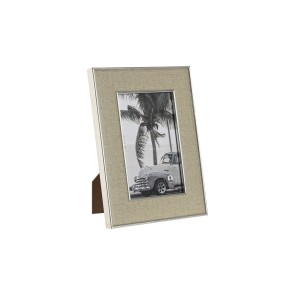 Cornice Portafoto Home ESPRIT Argentato Cristallo polistirene Romantico 15,5 x 1,5 x 20,5 cm