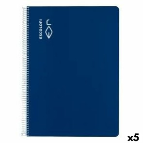 Quaderno ESCOLOFI Azzurro A4 Din A4 40 fogli (5 Unità)