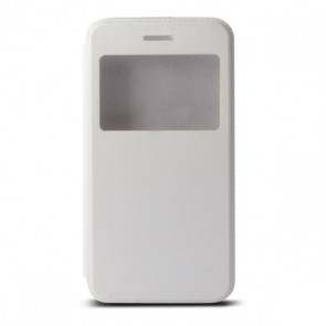 Custodia Folio per Cellulare con Finestra Iphone 6 Bianco