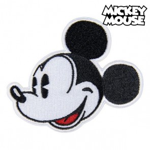 Toppa Mickey Mouse Nero Bianco Poliestere
