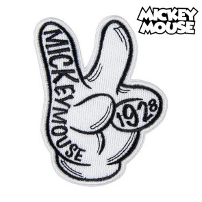 Toppa Mickey Mouse Bianco Poliestere