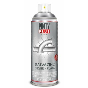 Vernice spray Pintyplus Tech Galvazinc 306 ml Argentato