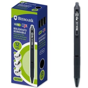 Penna Bismark B-110 Fix Nero 0,7 mm (12 Pezzi)