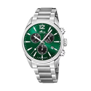 Orologio Uomo Lotus 18690/4 Verde Argentato