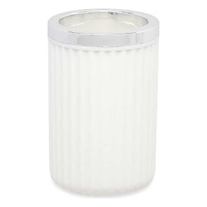 Bicchiere Portaspazzolini da Denti Bianco Plastica (7,5 x 11,5 x 7,5 cm)