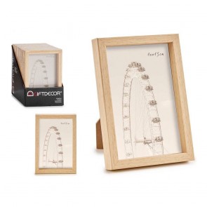Portafoto Marrone Plastica (11,6 x 2 x 16,7 cm)