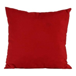 Cuscino Liscio Rosso 40 x 12 x 40 cm