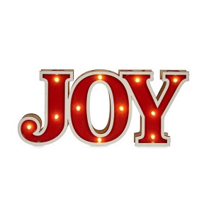 Statua Decorativa Joy Luce 3,7 x 11,5 x 26 cm Rosso Legno