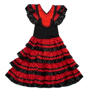 Vestito Flamenco VS-NROJO-LN0