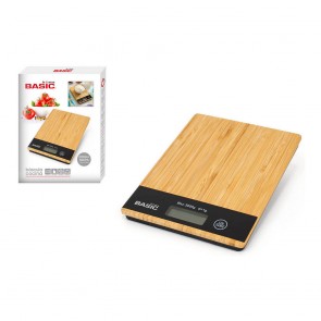 bilancia da cucina Basic Home Basic Digitale Pătrat Bambù