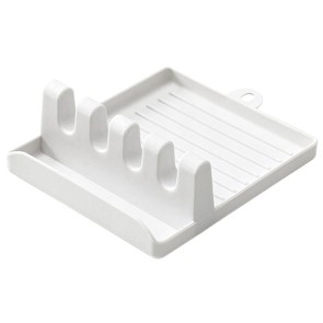 Supporto per Utensili da Cucina Quttin Bianco Plastica (14 x 12,5 cm)