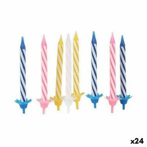Candele Algon Birthday 24 Pezzi (24 Unità)