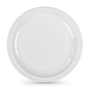 Set di piatti riutilizzabili Algon Rotondo Bianco 28 cm Plastica 12 Unità