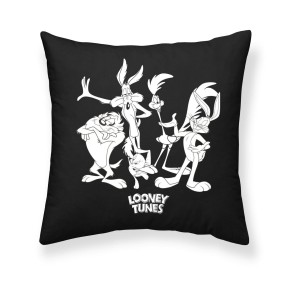 Fodera per cuscino Looney Tunes Looney B&w A Nero 45 x 45 cm