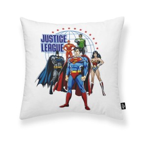 Fodera per cuscino Justice League Justice Team A Bianco 45 x 45 cm