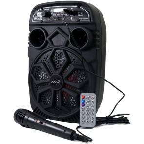 Altoparlante con Microfono Karaoke Cool Cool Nero 2000 mAh